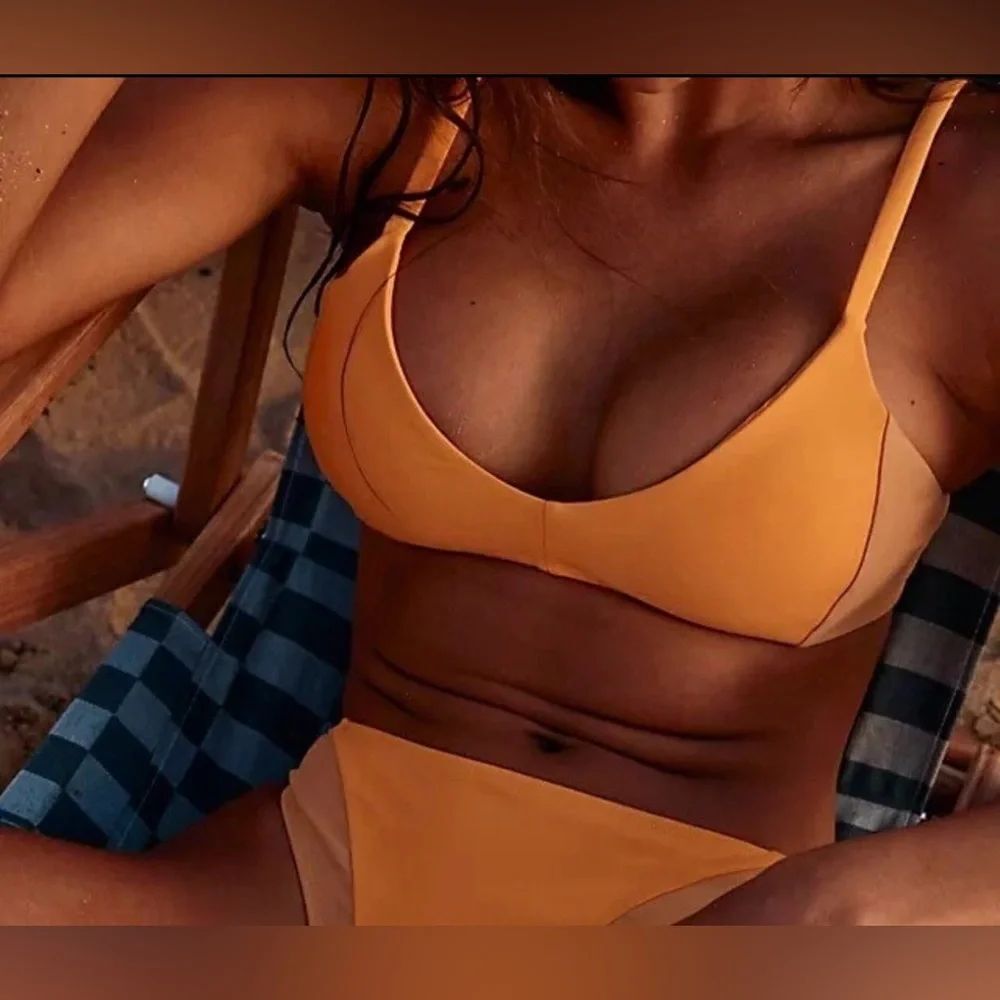 NEW Seea Vega Bikini Top Sherbet